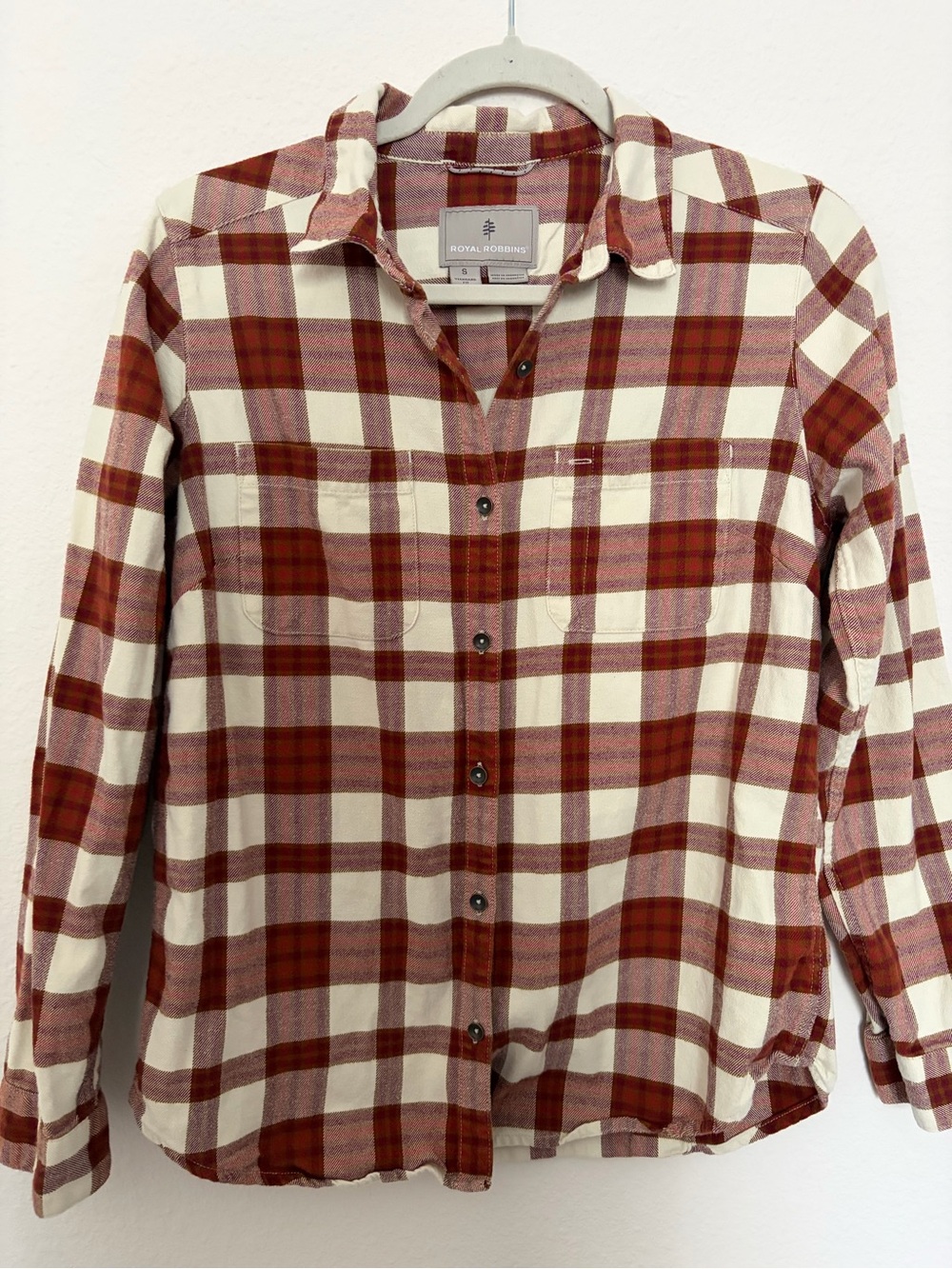 Royal Robbins Women’s Lieback Organic Cotton Flannel Button-Down Shirt